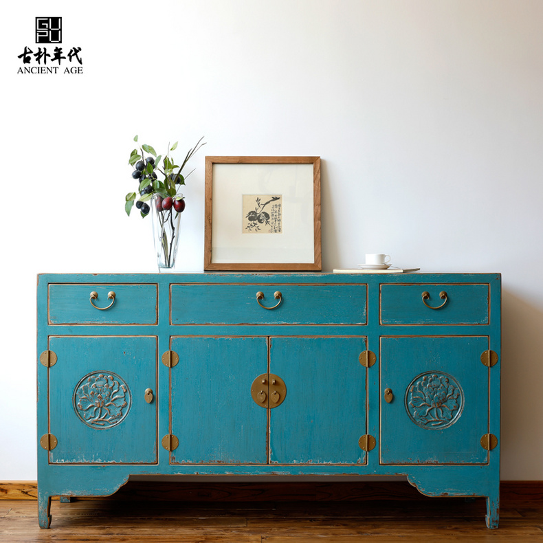 Sideboard with patterned carving GPND-010137