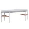 European style modern simple bedroom foot chair cotton bench