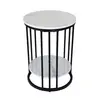 End Table Round Coffee Table Cafe Shop Table Double Layers