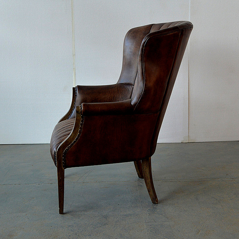 NC0144 leather  armchair