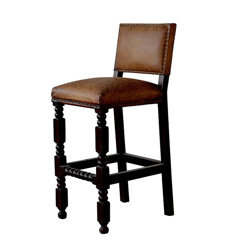 NC0026 Leather back bar chair bar stool