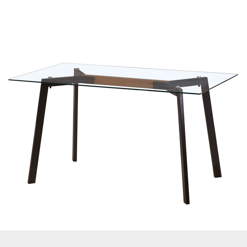 T-1044 Free Sample Cheap Modern home furniture glass dining table