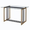 DT-02 Modern style nice design tempered glass top living room coffee table for living room furniture