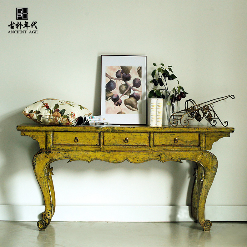 3-drawer Console Table GPND-010014