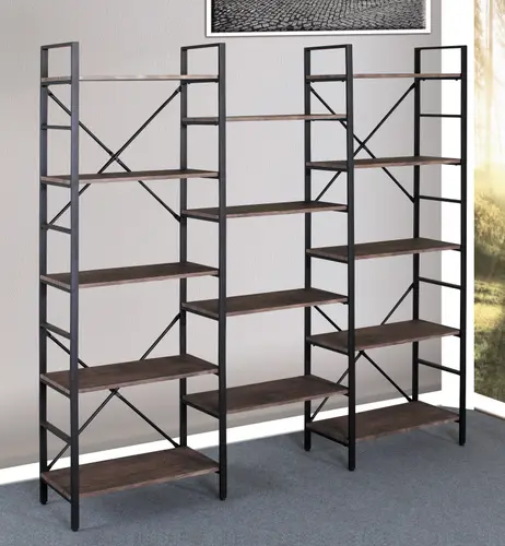 Double 5 tier shelve bookcase GS-ZW253