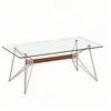 A-042  new style modern coffee table grid coffee table lron coffee table