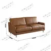 ZM706 Welikes Modern Leather Sofa