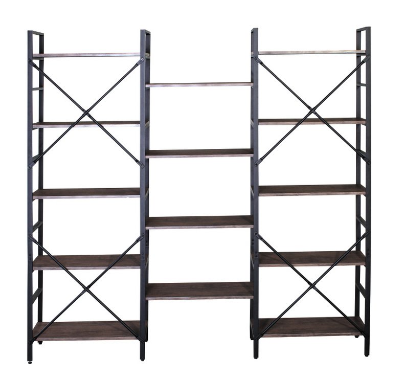 Double 5 tier shelve bookcase GS-ZW253