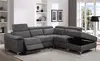 Modern Fabric Sectional Sofa with Storage Space #20035-L3