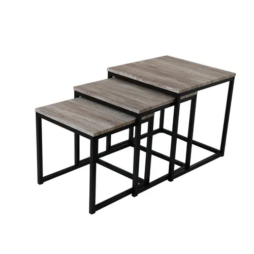 Tea Table Nesting Table of 3 Living Room End Table Set 6D-003