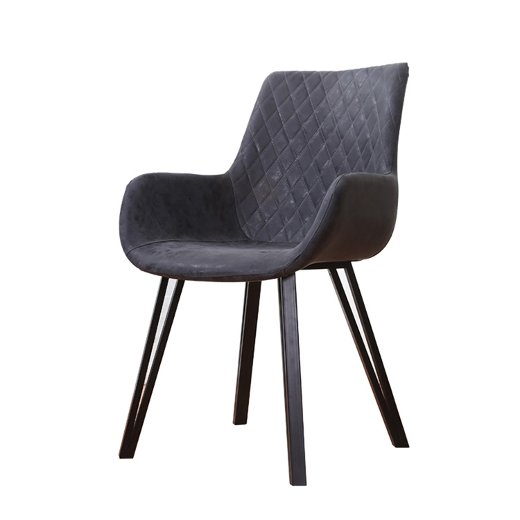 leather nordic metal restaurant dining room chair