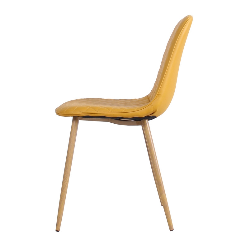 Soft PU Foam Synthetic Leather Dining Chair