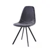 leather nordic metal restaurant dining room chair
