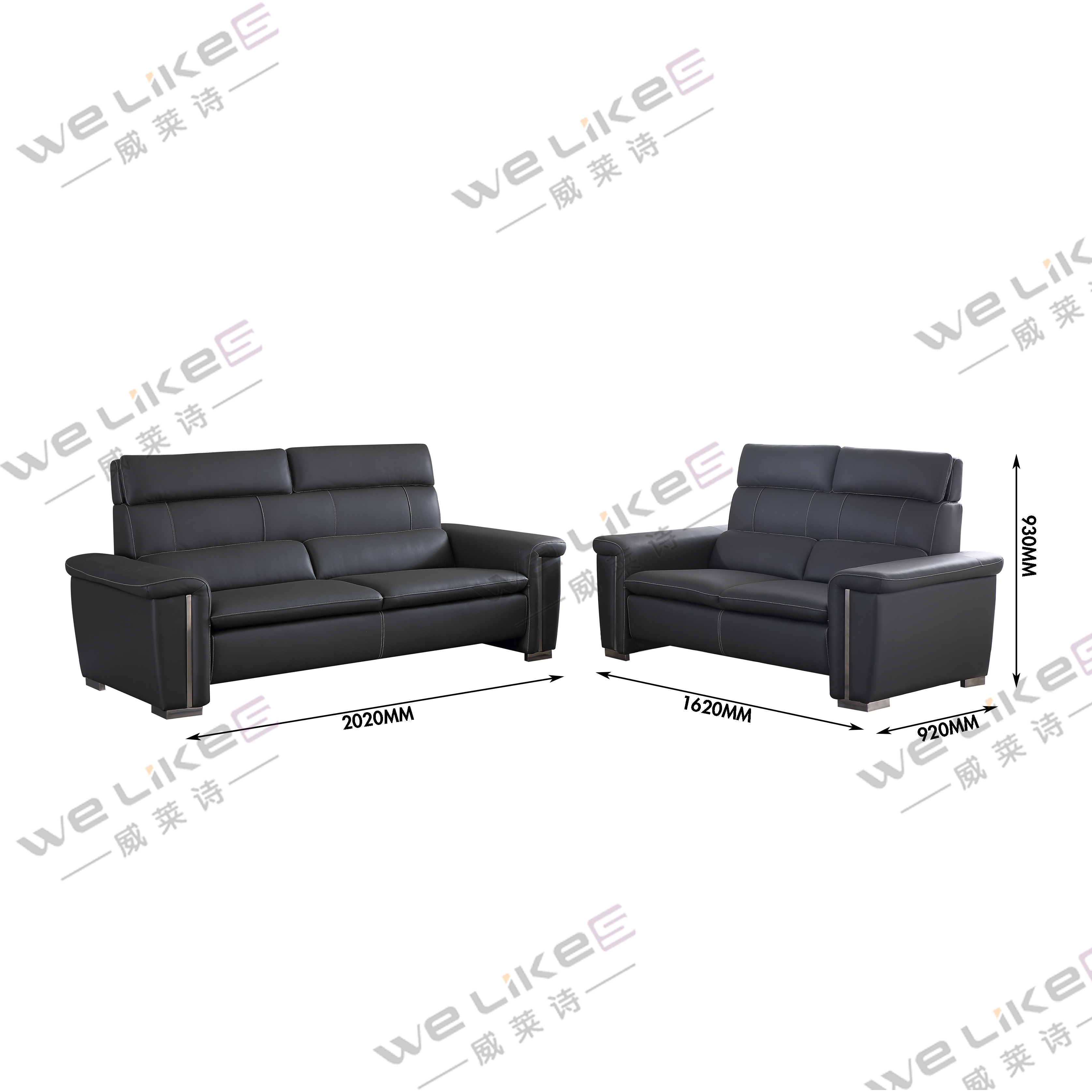 ZM770 Welikes Modern Leather Sofa