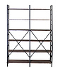 Double 6 tier shelves bookcase GS-ZW254
