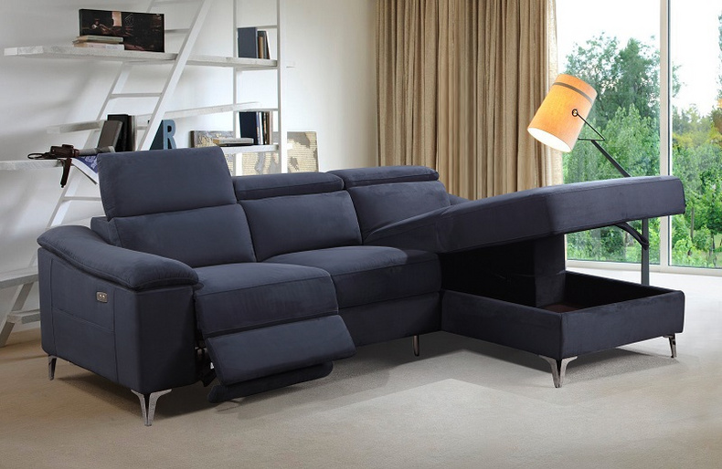 Modern Luxury Fabric L-shaped Sectional Sofa #20035-L2