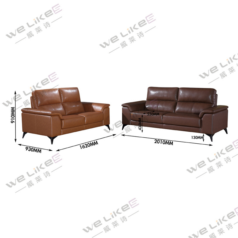 ZM756 Welikes Modern Leather Sofa