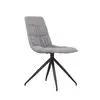 Modern Fabric And Metal Dining Chair