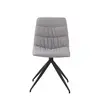 Modern Fabric And Metal Dining Chair