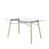 home furniture glass dining table