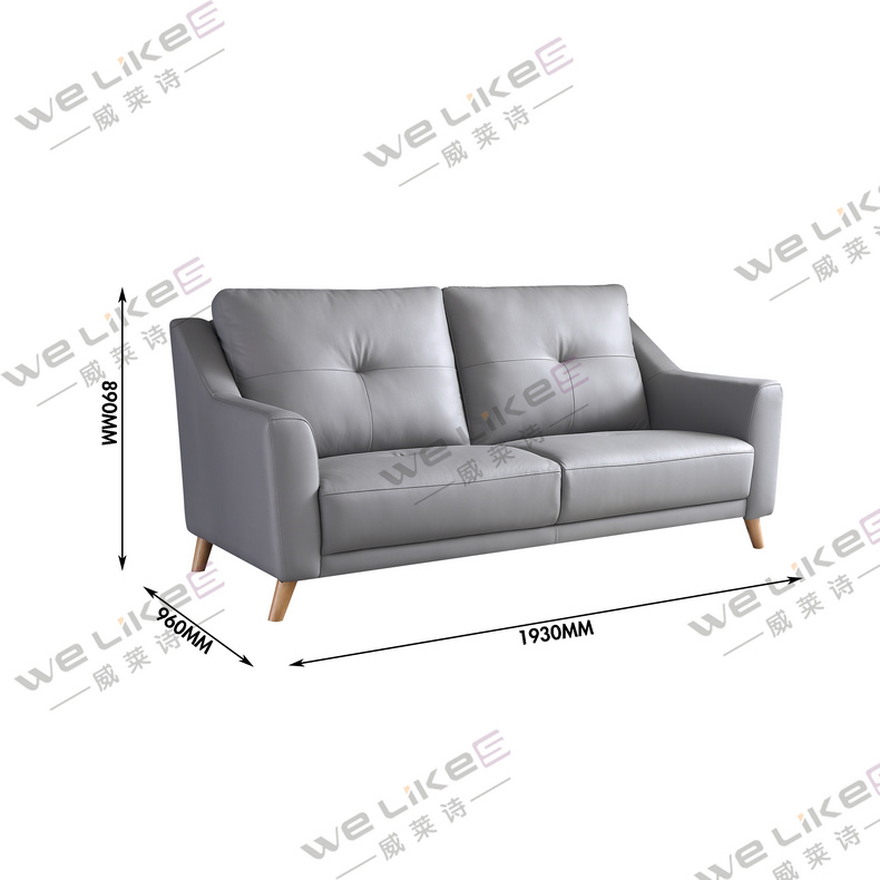 ZM7366 Welikes Modern Leather Sofa