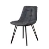 leather nordic metal restaurant dining room chair