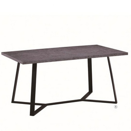 T-1039 dining furniture rectangle wooden dining table with strong metal legs