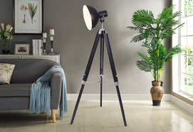 ML1730666-B - Solid Wood Tripod Spot Floor Lamp