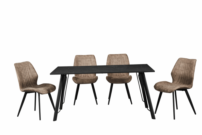 Dining table black color