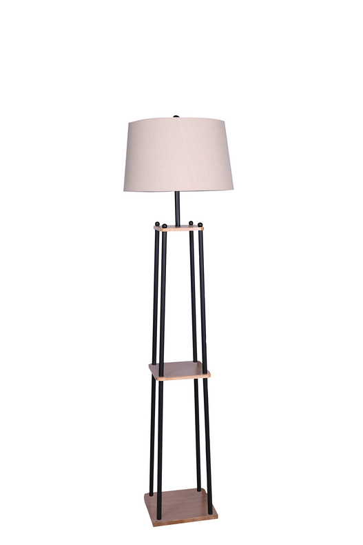 ML921911 - Metal Etagere Floor Lamp