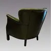 XD0057 green small leather single sofa