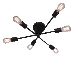 ML252702 - 6 Modern Metal Ceiling Lamp