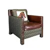 XD0024-1 leather fabric single sofa