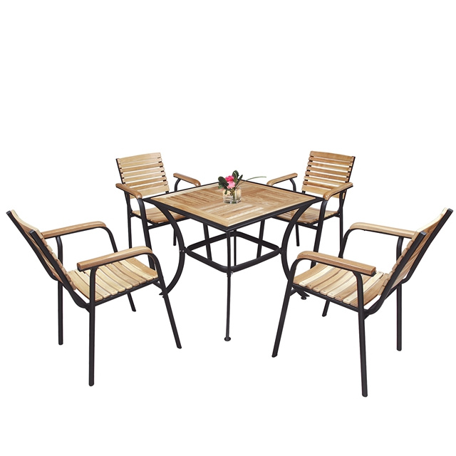 Solid Wood Table and Chairs Set