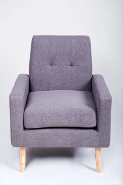 Minimalist Fabric Armchair