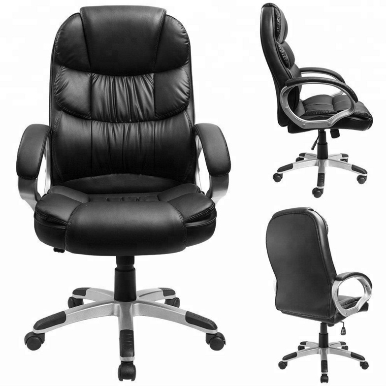 Modern Synthetic Leather Office Boss Rotating Chair   BG020