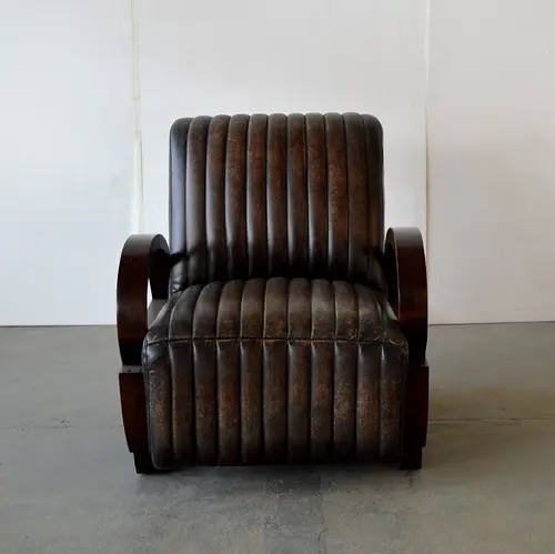 NC0030 leather single sofa