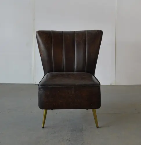 NC0284 small leather single sofa