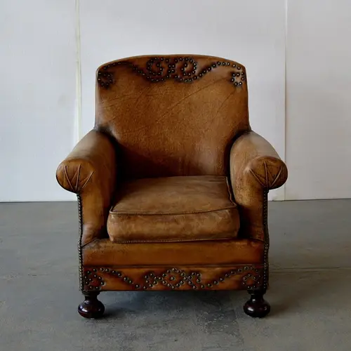 NC0076 leather single sofa