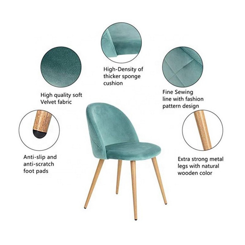 Modern Colorful Fabric Dining Chair  DR-DC-5873