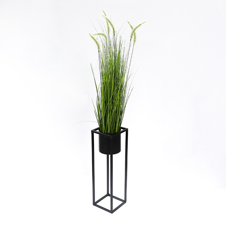 Metal modern home patio decoration flower pot with stand