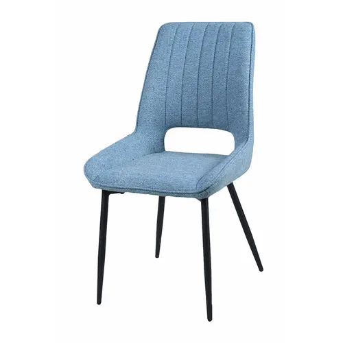 modern fabric pu leather metal dining chair DC-1757