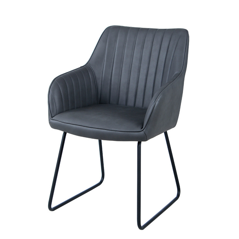 modern fabric pu leather metal dining chair DC-1739