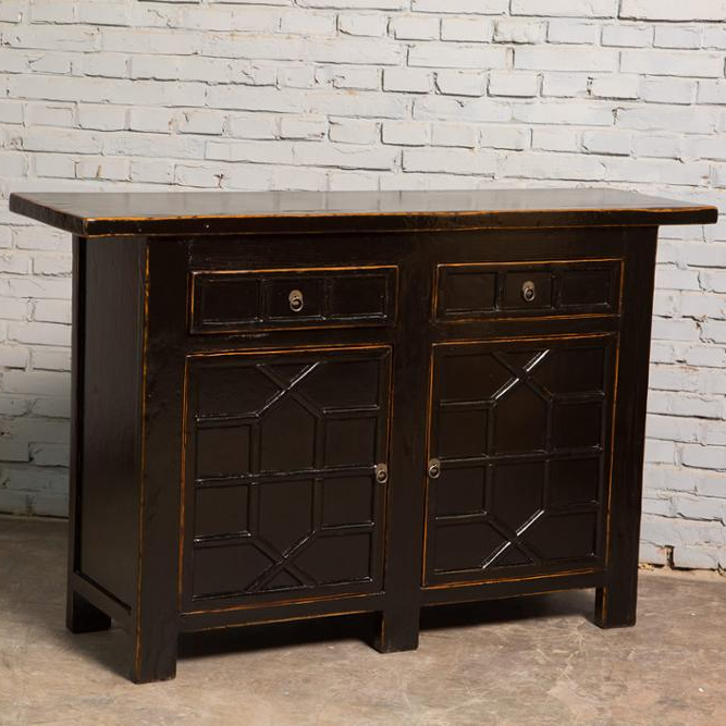 Chinese Antique Lacquered Glossy Cabinet NC-03