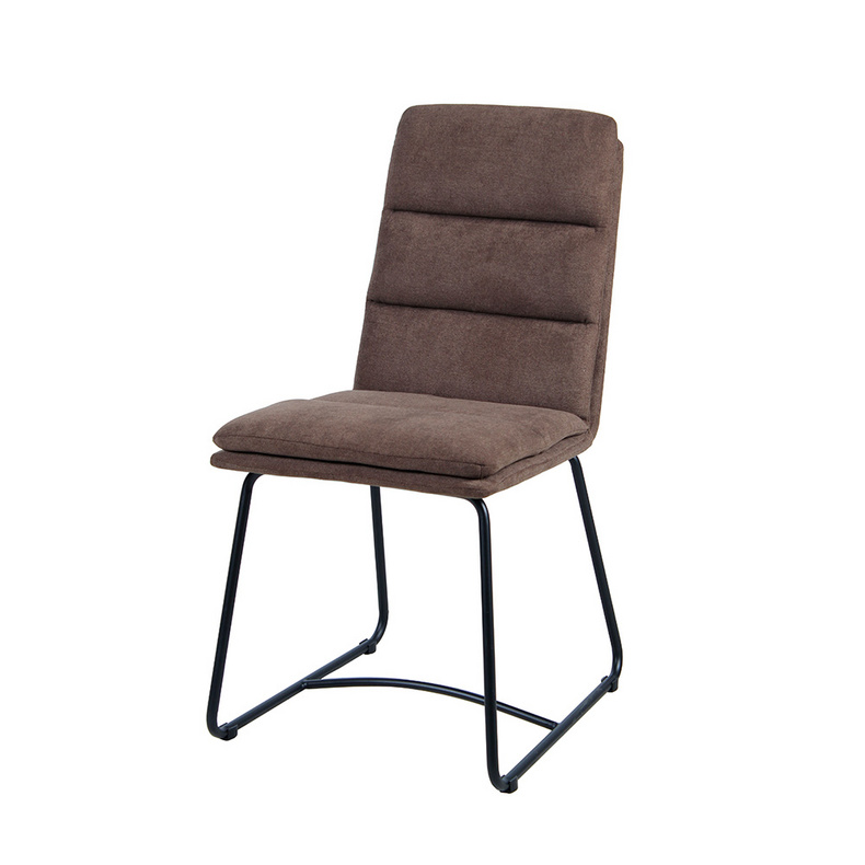 modern fabric pu leather metal dining chair DC-1753