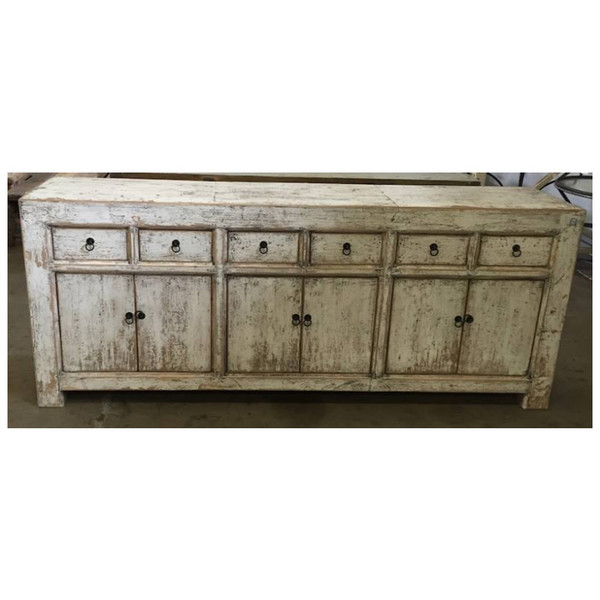 Oriental Antique Old Distressed Storage Sideboard  nc-07