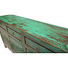 Antique Chinese Recycled Blue Lacquered Sideboard NC-04
