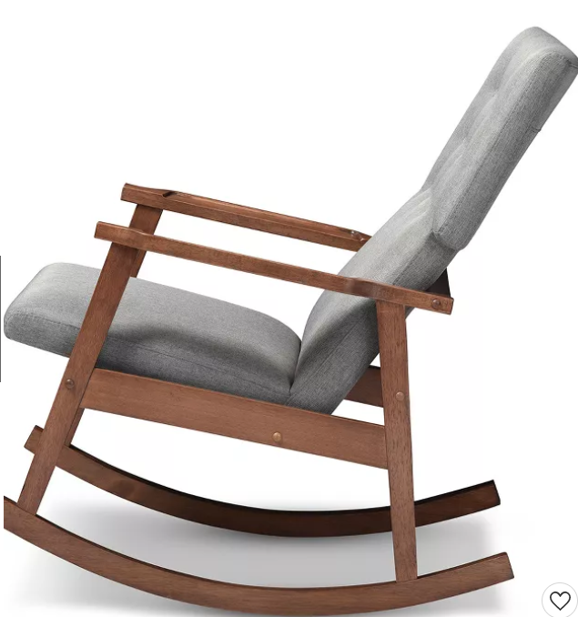 Modern Japanese Minimalist Rocking Chair