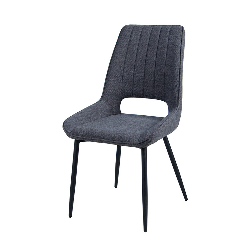 modern fabric pu leather metal dining chair DC-1757