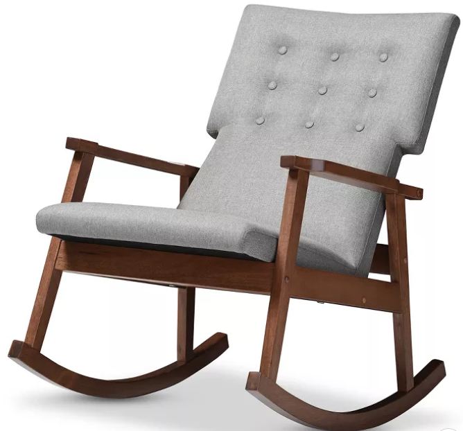 Modern Japanese Minimalist Rocking Chair